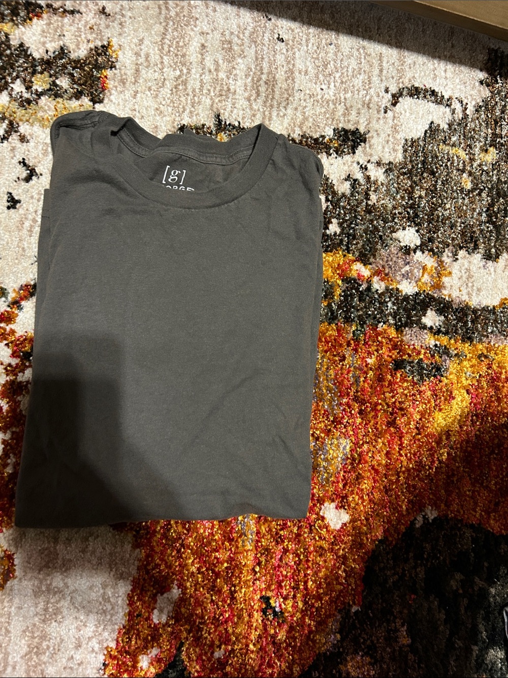George Men’s Black Crew Neck Tee